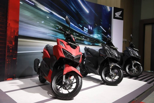 Honda Vario 16 CBS mengaspal di Indonesia. Foto: AHM