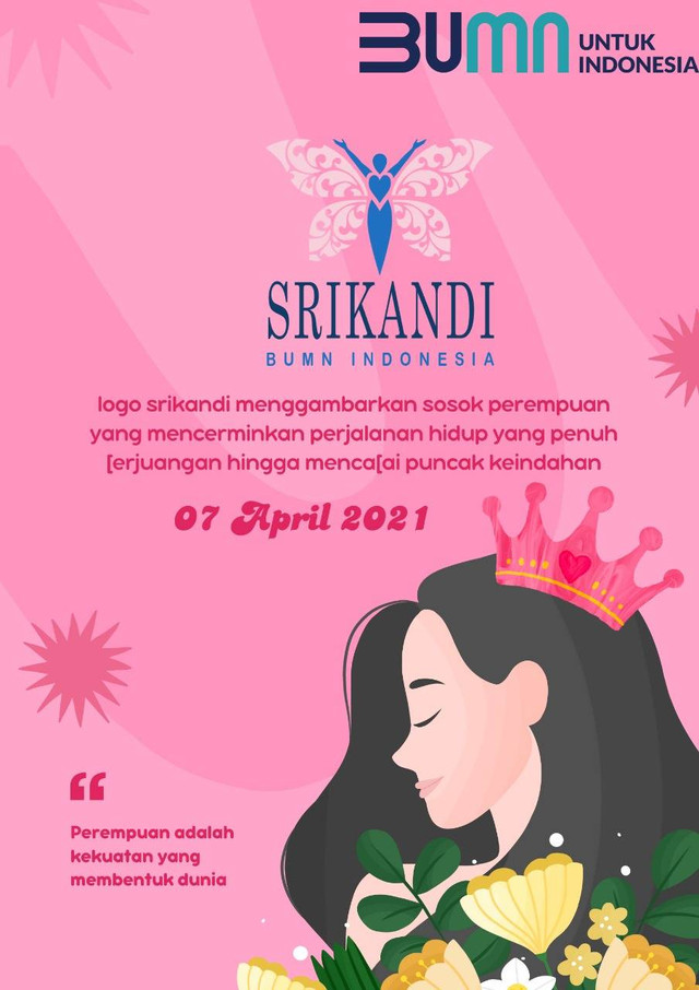 Arti Lambang Srikandi yang memiliki peran dalam BUMN (sumber : canva.com) 