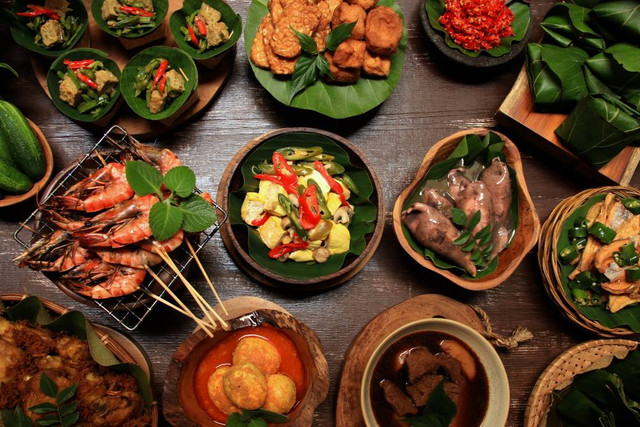 Ilustrasi makanan Nusantara. Foto: Shutterstock