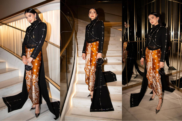 Raline Shah menghadiri acara 2024 Kering Women In Motion Awards and Cannes Film Festival Presidential Dinner. Foto: Instagram @ralineshah