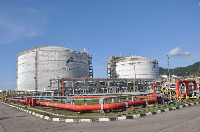 LPG Terminal Tanjung Sekong milik PT Pertamina Energy Terminal (PET). Foto: Dok. Pertamina