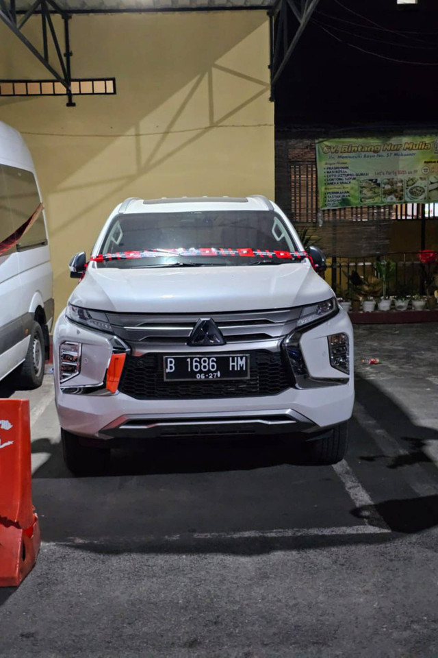 Mobil Pajero Sport yang diduga terkait pencucian uang SYL disita KPK.  Foto: Dok. KPK