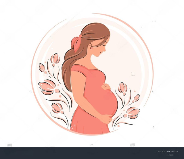 Ilustrasi wanita hamil yang menyewakan rahimnya. Sumber : https://www.shutterstock.com/id/image-vector/pregnant-woman-future-mom-pregnancy-motherhood-2376335159