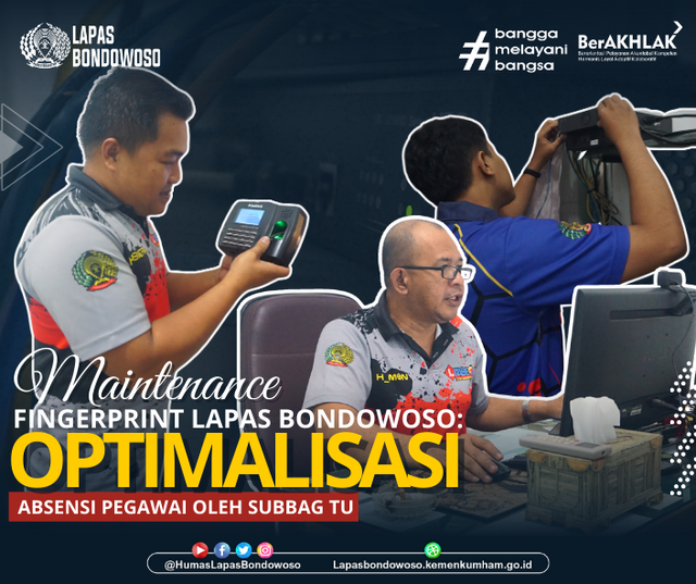 Maintenance Fingerprint Lapas Bondowoso