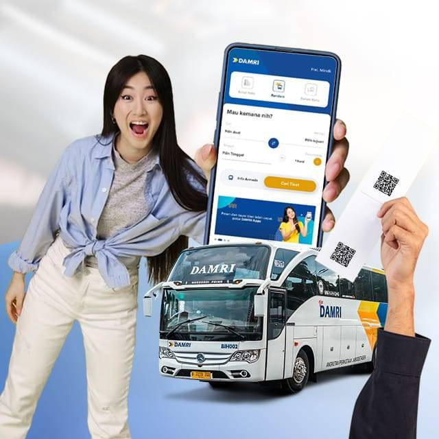 Aplikasi DAMRI Apps. Foto: dok. Damri