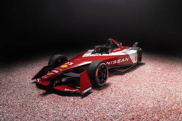 Mobil balap Formula E Nissan e-4ORCE 04. Foto: Dok. Nissan 