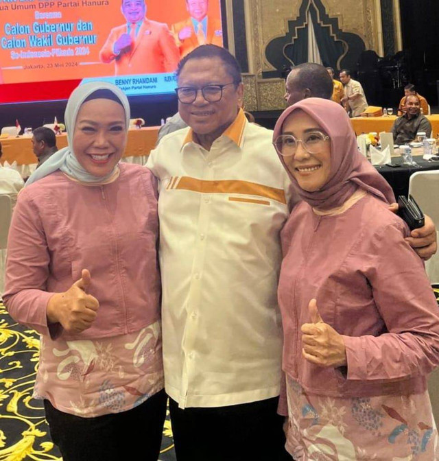 Pasangan Holda dan Meli Mustika mengeklaim didukung DPP Hanura di Pilkada Sumsel 2024, Foto : Istimewa