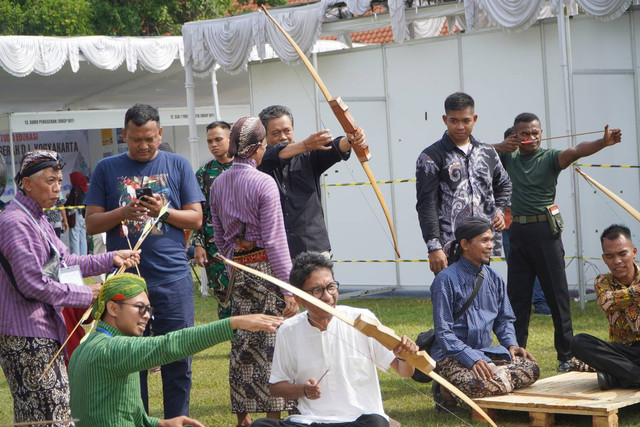 Workshop jemparingan, dokumentasi: Humas ISI Yogyakarta