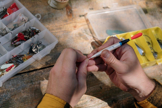 ilustrasi umpan memancing (Pexels)