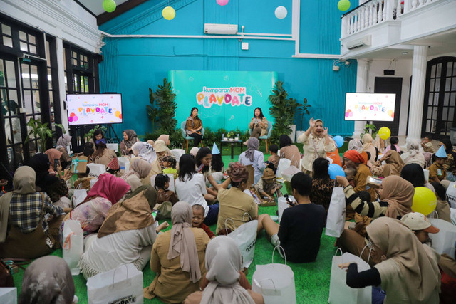 Suasana acara kumparanMOM Playdate pada Sabtu 25 Mei 2024. Foto: Jamal Ramadhan/kumparan