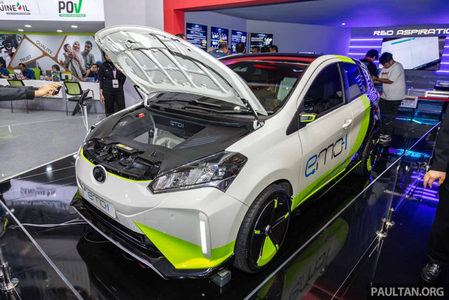 Mobil listrik konsep Perodua emo-1 EV Concept atau Myvi kembaran Daihatsu Sirion. Foto: dok. Paultan.org