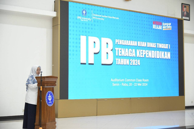 Persiapkan Ujian Dinas Tenaga Kependidikan, Direktorat SDM IPB Beri Pengarahan