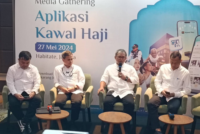 Media gathering peluncuran aplikasi Kawal Haji dari Kementerian Agama RI di Habitate Jakarta, Jakarta Selatan, Senin (27/5/2024). Foto: Fadlan Nuril Fahmi/kumparan