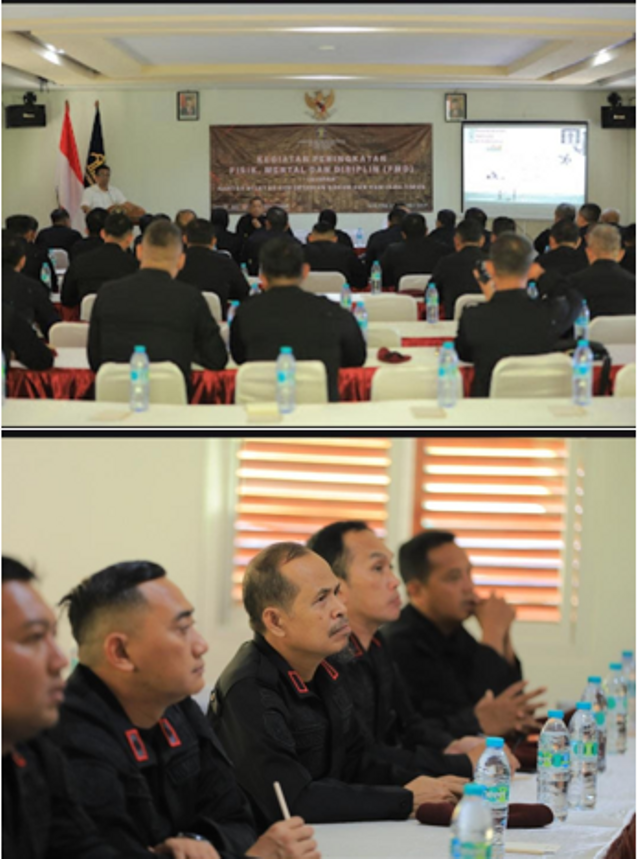 Kepala Rupbasan Mojokerto Ikuti Peningkatan Fisik, Mental, Disiplin Petugas Pemasyarakatan Se-Jawa Timur