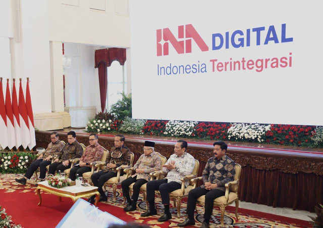 Presiden Jokowi luncurkan INA Digital di Istana Negara. Foto:  Peruri