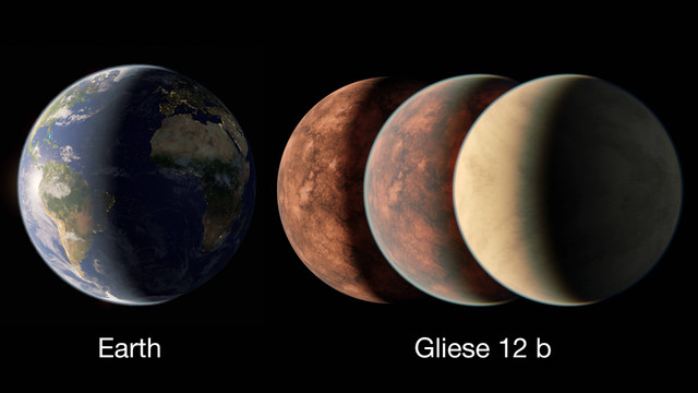 Ilustrasi planet Gliese 12 b yang mirip Bumi. Manusia, secara teori, dapat bertahan hidup di sini. Foto: NASA/JPL-Caltech/R. Hurt