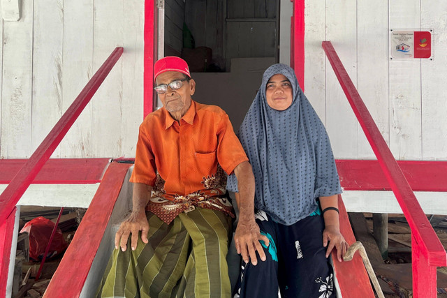 Program Rumah Sejahtera Terpadu Kemensos untuk Pasangan Lansia di Aceh Utara, Senin (27/5/2024). Foto: Tiara Hasna/kumparan