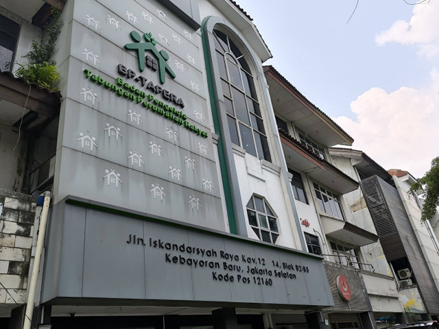 Kantor BP Tapera di Jl. Iskandarsyah Raya, Kebayoran Baru, Jakarta Selatan.  Foto: Akbar Maulana/kumparan