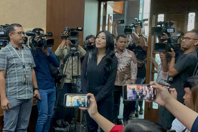 Pedangdut Nayunda Nabila hadir dalam persidangan kasus gratifikasi di lingkungan Kementan dengan terdakwa SYL dkk, di Pengadilan Tipikor, Jakarta Pusat, Rabu (29/5/2024). Foto: Fadhil Pramudya/kumparan