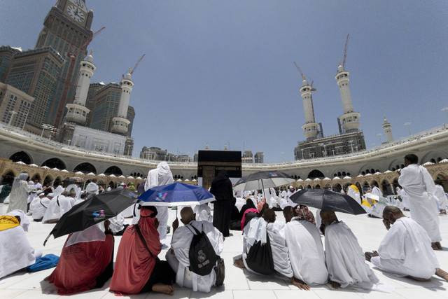 Ilustrasi haji tamattu. Foto: ANTARA FOTO/Sigid Kurniawan