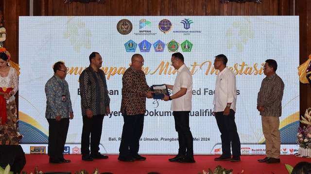 Penyerahan dokumekan kualifikasi dari PT. Bumi Indah Prima untuk proyek bertajuk Bali Urban Rail and Associated Facilities itu pada Rabu (29/5/2024).