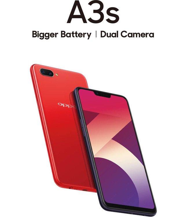 Foto Spesifikasi OPPO A3s. Sumber: oppo.com