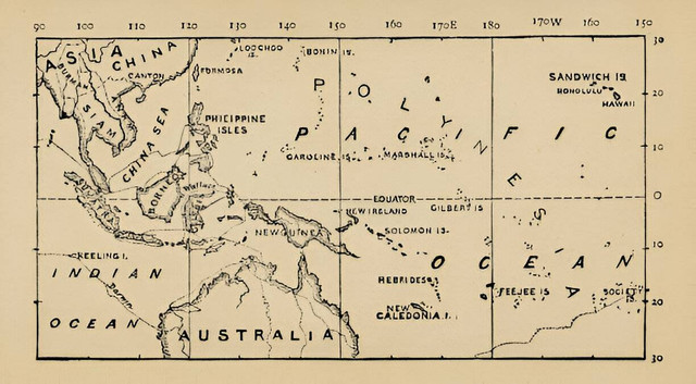 Peta Asia Tenggara yang Menunjukkan Perjalanan Charles Darwin Keliling Dunia di HMS Beagle, Bagian 3 dari 3 Peta Penghubung Zona Tropis - Abad ke-19 (Picture from iStock)