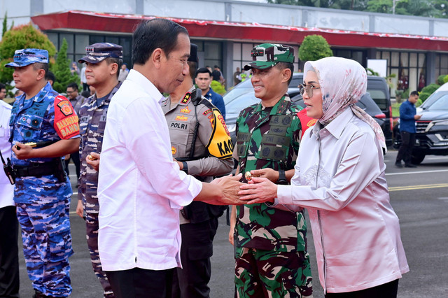 Presiden Republik Indonesia, Joko Widodo (Jokowi) melanjutkan kunjungan kerjanya (kunker) ke Riau, Jumat (31/5). Foto: Dok. Muchlis Jr - Biro Pers Sekretariat Presiden