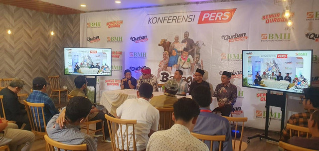 Konferensi pers BMH ajak warga Jogja untuk berqurban. Foto: istimewa