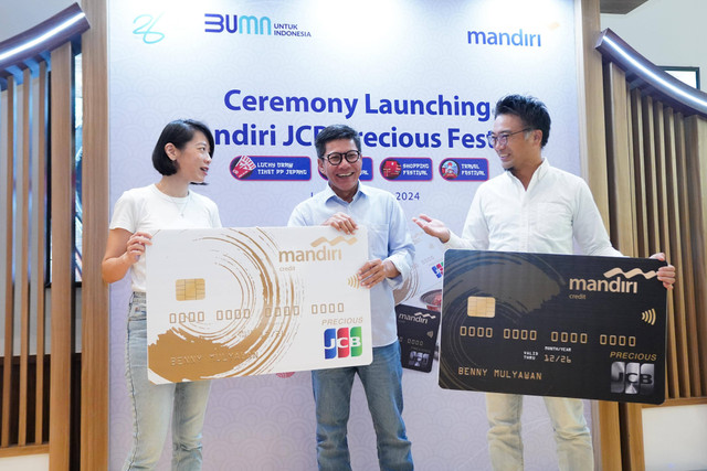 Ceremony launching JCB Festival di Jakarta, Jumat (31/5). Foto: Dok. Bank Mandiri