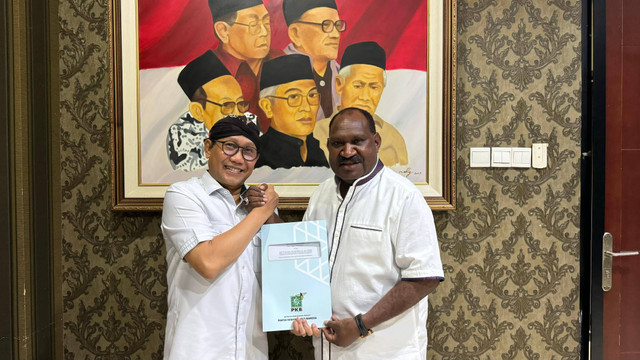 PKB usung Willem Wendik maju Pilgub Papua Tengah 2024. Foto: PKB