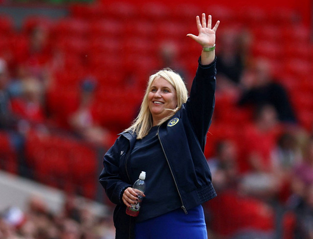 Emma Hayes, pelatih baru UWSNT.  Foto: REUTERS/Molly Darlington/File Photo