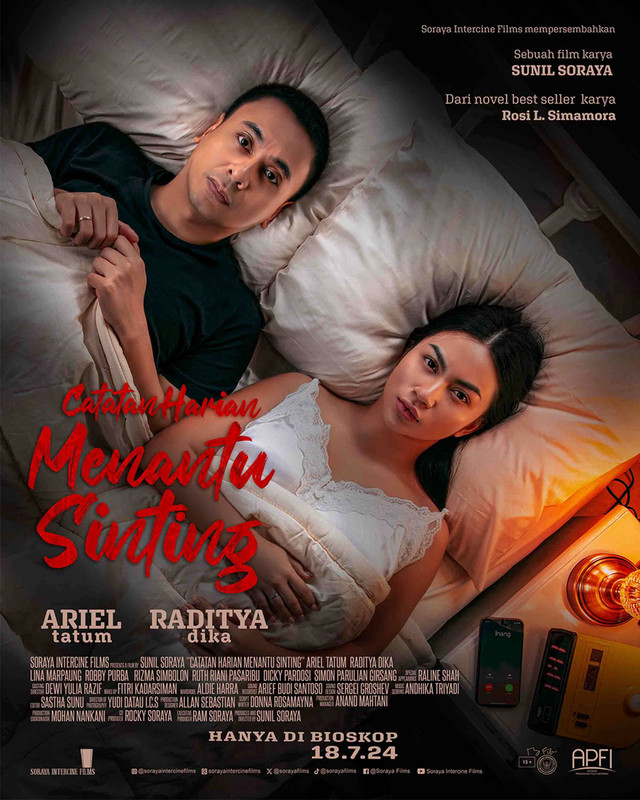 Poster film Catatan Harian Menantu Sinting.  Foto: Dok. Istimewa