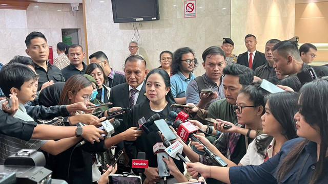 Ketua DPR RI Puan Maharani usai rapat paripurna, Selasa (4/6/2024). Foto: Haya Syahira/kumparan