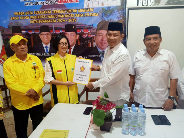 Sekar Tandjung Resmi Maju Pilwalkot Solo via Golkar, Gerindra, PKB Foto: kumparan