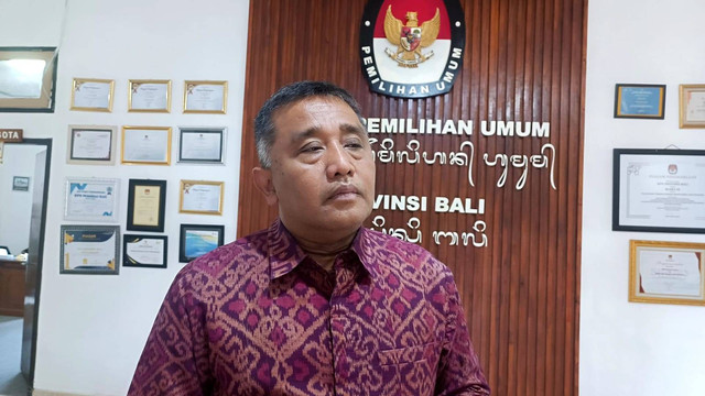 Ketua KPU Bali I Dewa Agung Gede Lidartawan. Foto: Denita BR Matondang/kumparan