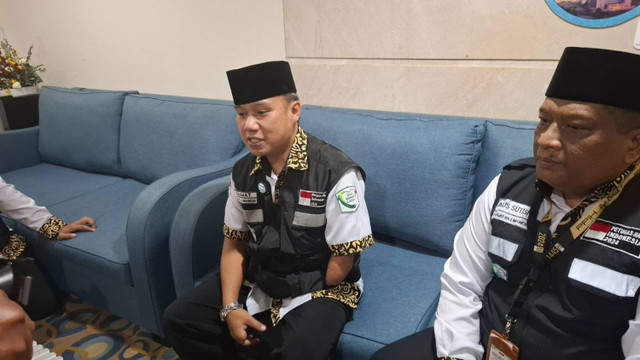 Rahmat (46 tahun) petugas haji penyandang disabilitas.  Foto: Dok MCH 2024