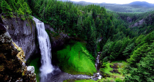 Air Terjun Aek Martua. Foto hanya ilustrasi, bukan yang sebenarnya. Sumber: Pexels/Pixabay