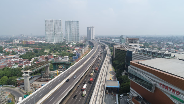 Jalan Tol Layang Sheikh Mohammed Bin Zayed (Tol MBZ). Foto: Dok. Jasa Marga