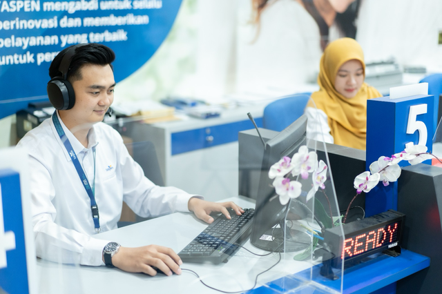 Pelayanan satu pintu One Hour Online Services (TOOS) TASPEN. Foto: Dok. Taspen