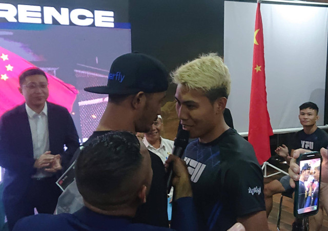 Peserta laga MMA Indonesia vs China di Bali - IST