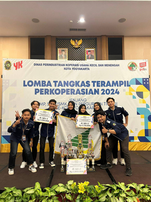 Delegasi Mahasiswa Kopma UAD dalam Lomba Tangkas Terampil 2024 (Dok. KOPMA UAD)