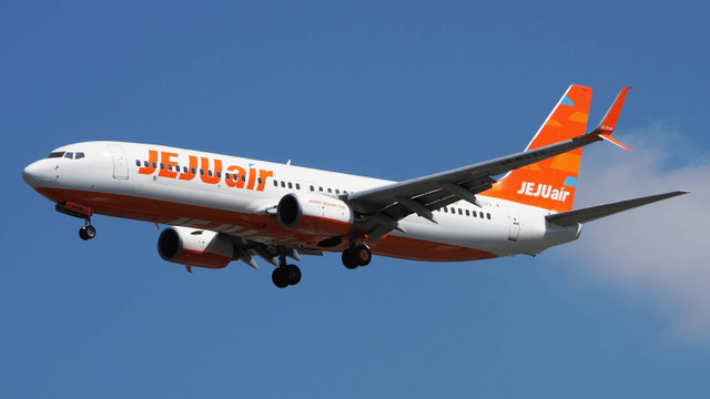 Pesawat Jeju Air. Foto: Suparat Chairatprasert/Shutterstock