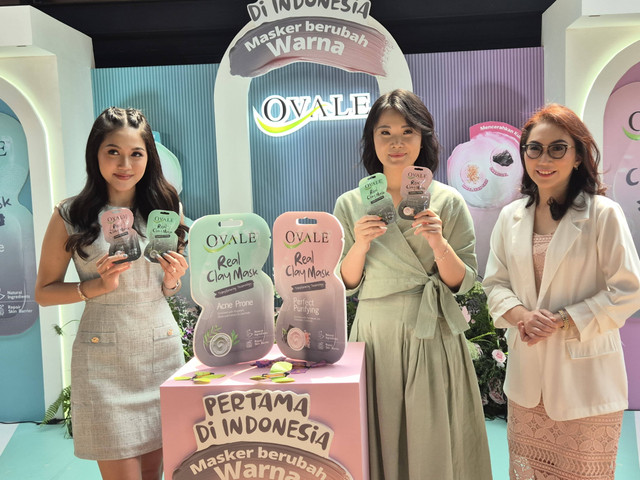 Ovale Hadirkan Real Clay Mask, Inovasi Maskar Wajah yang Bisa Berubah Warna. Foto: kumparan/Hutri Dirga