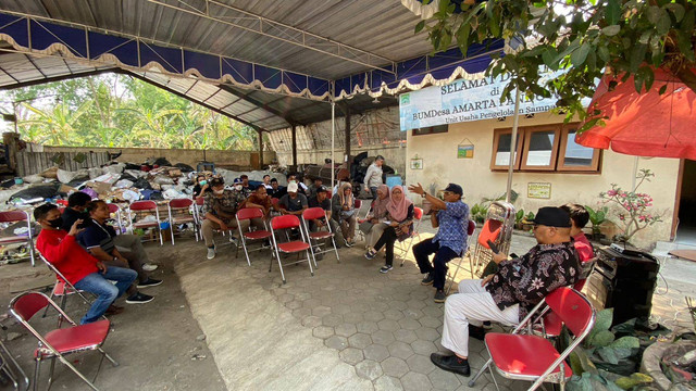 proses kegiatan saat study banding di BUMDes Amarta (sumber : M.Naufal Dhiya)