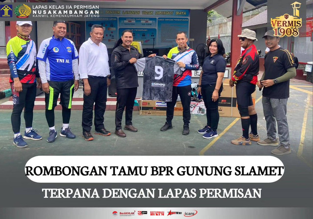 Rombongan Tamu BPR Gunung Slamet Terpana dengan Lapas Permisan