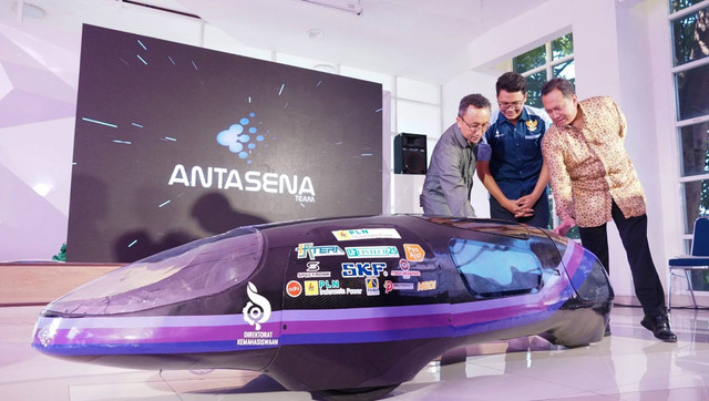 Antasena Falcon, mobil hemat energi karya mahasiswa ITS. Foto: Humas ITS