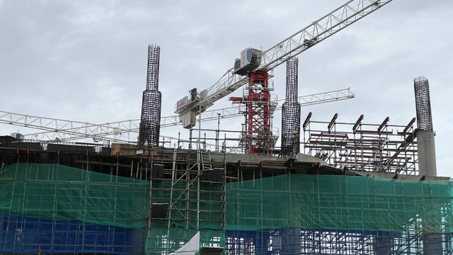 Gedung Kementerian Koordinator, Kawasan IKN, Kabupaten Penajam Paser Utara, Kalimantan Timur. Foto: kumparan