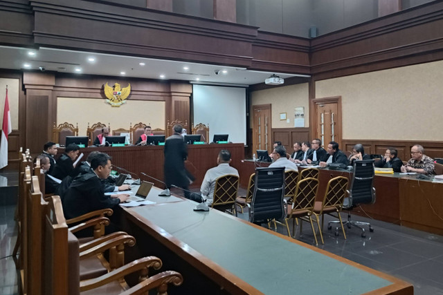 Sidang lanjutan kasus gratifikasi di lingkungan Kementan dengan terdakwa SYL di Pengadilan Tipikor, Jakarta Pusat, Senin (10/6/2024). Foto: Fadhil Pramudya/kumparan