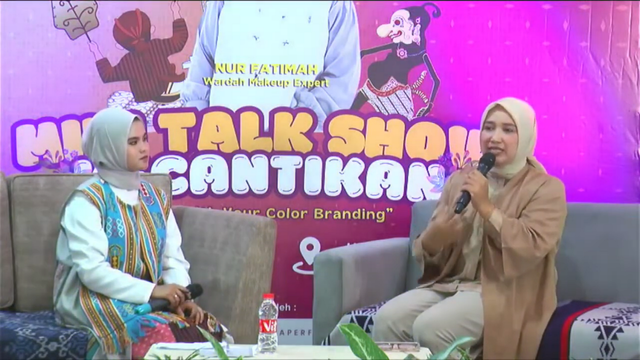 Mini Talkshow Kecantikan Event Cultural Days 2024 di Hall Kampus IV Universitas Ahmad Dahlan (UAD) (Dok. Istimewa)